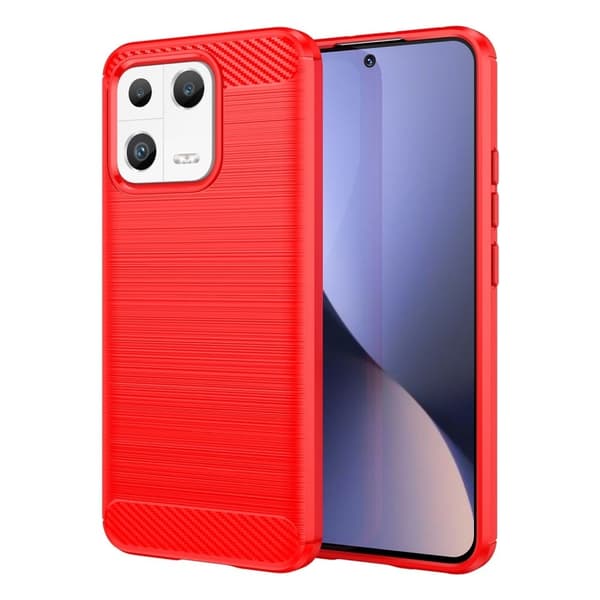 Carbon Flex Xiaomi 13 skal - Röd