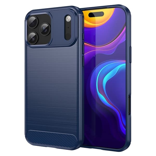 Carbon Flex iPhone 17 Pro Max cover - Blå