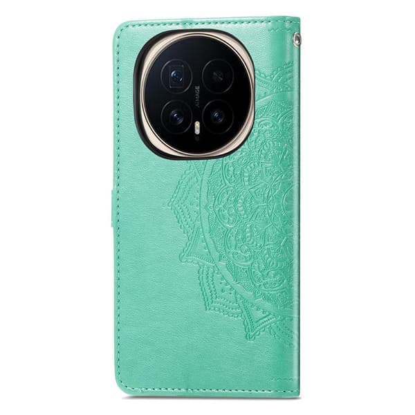 Mandala läder Honor Magic8 fodral - Mintgrön