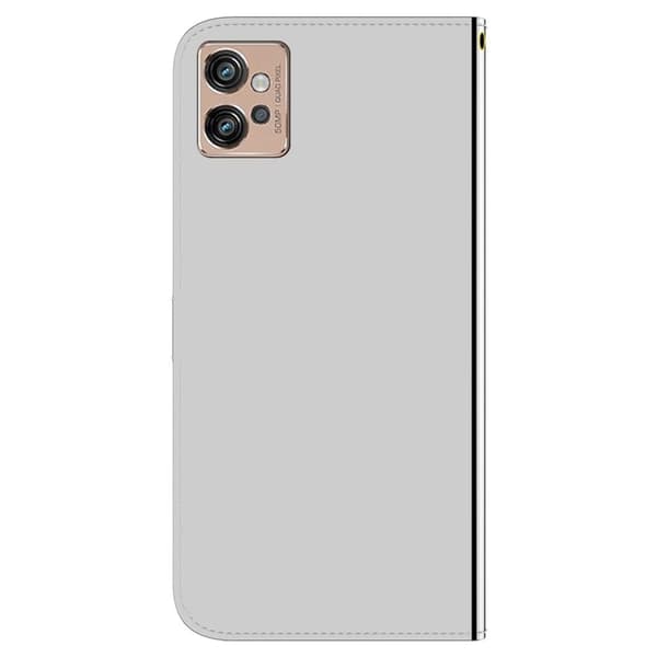 Mirror Motorola Moto G32 Flip Etui - Sølv