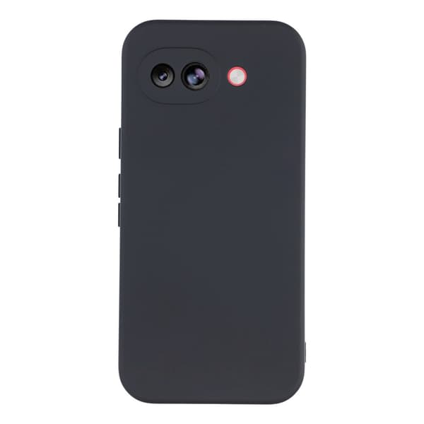 Mikrofiberforet blødt gummi Google Pixel 10a cover - Sort