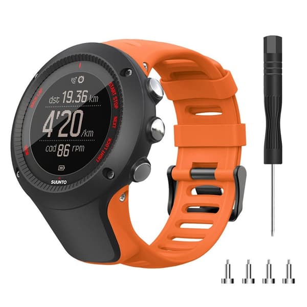Suunto Ambit3 hållbar silikon klockarmband - orange