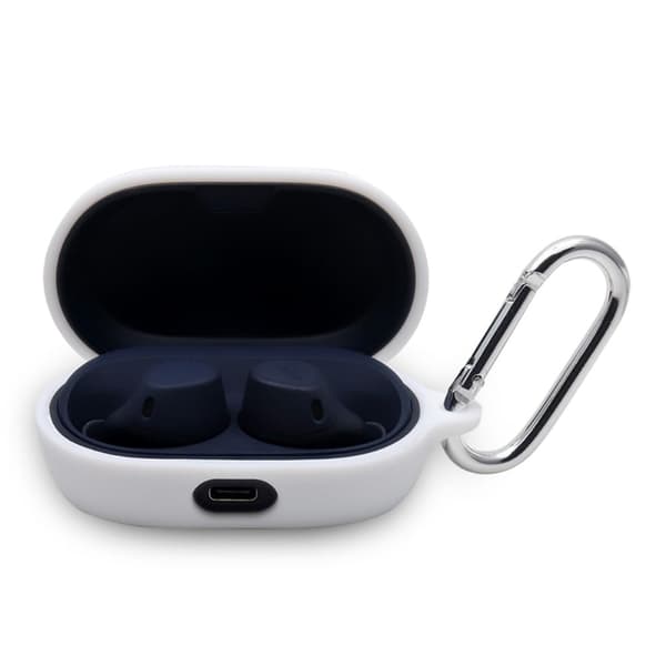 Jabra Elite 7 Active silikonikotelo avaimenperällä - Valkoinen
