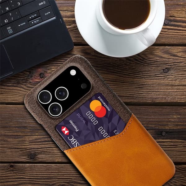 Bofink iPhone 17 Pro korttikotelo - Oranssi
