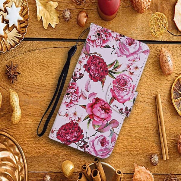Wonderland Samsung Galaxy Note 20 Flip Etui - Blomster