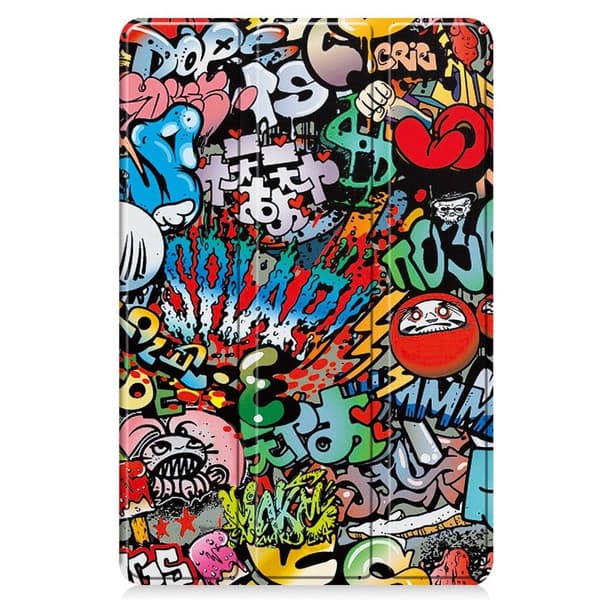 Lenovo Tab TB311FU Pro Case Pattern Print Leather Stand Tablet Cover - Graffiti