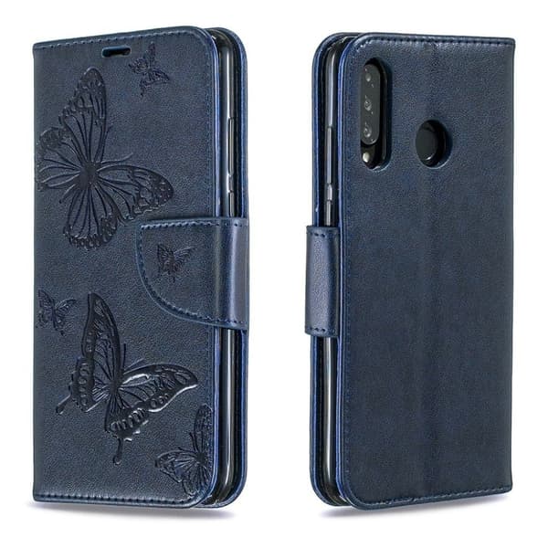 Butterfly Huawei P30 Lite etui - Mørkeblå