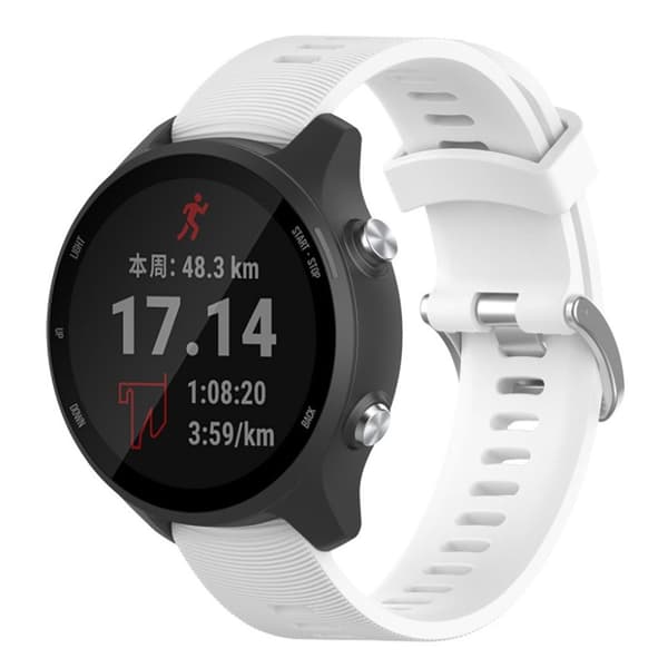 Garmin Forerunner 245 silikone Urrem - Hvid