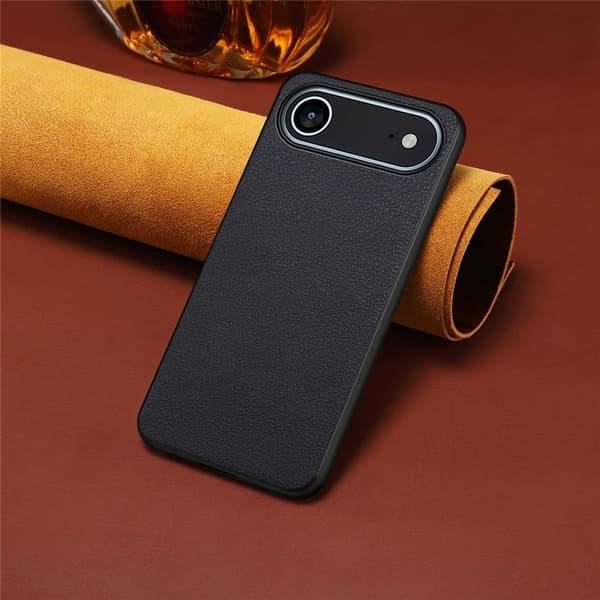 Mat og elegant tekstureret iPhone Air cover - Sort