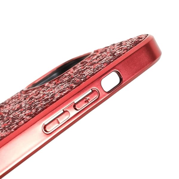 Glitter iPhone 13 Suojakotelo - Punainen