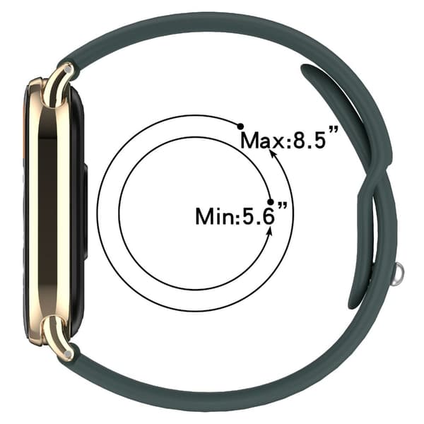 Udskiftningsrem til 12mm Universal Smartwatch Reverse Buckle Silikone Urrem - Sort