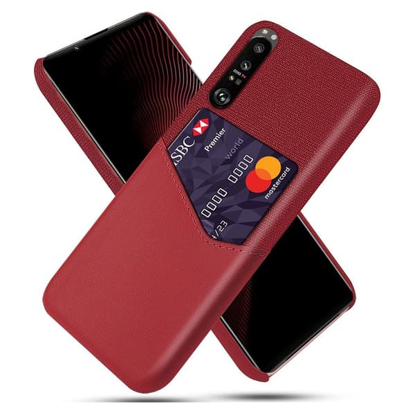 Bofink Sony Xperia 1 III Card Deksel - Rød