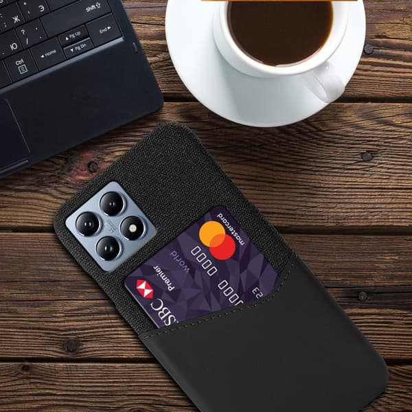 Bofink Xiaomi 14T Pro korttikotelo - Musta