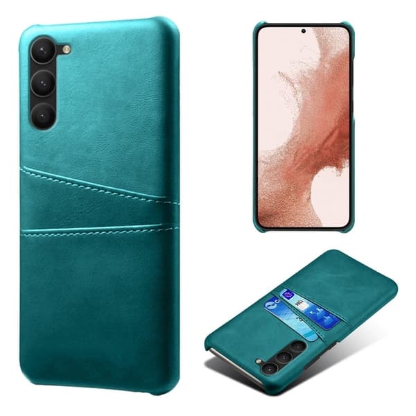 Dual Card Etui Samsung Galaxy S23 Plus - Grøn