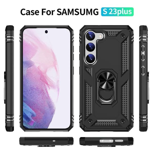 Bofink Combat Samsung Galaxy S23 Plus Etui - Svart