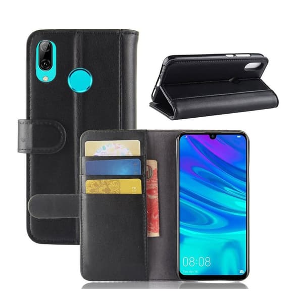 Huawei P30 Lite split læderetui - Sort