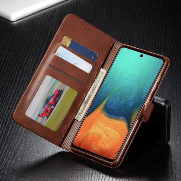 LC.IMEEKE Samsung Galaxy A41 Flip Etui - Kaffe