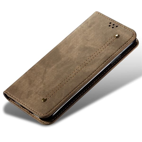 Jeans Samsung Galaxy A07 flip case - Khaki