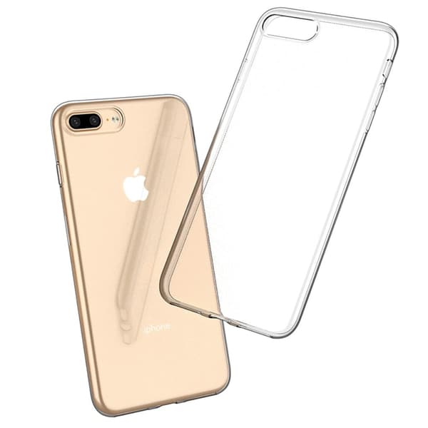 Erittäin ohut läpinäkyvä kotelo iPhone 7 Plus / 8 Plus -puhelimelle