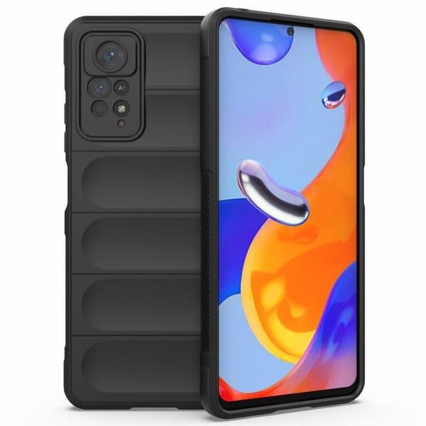 Mjukt greppformat Xiaomi Redmi Note 11 Pro 5G / Xiaomi Redmi Note 11 Pro skal - Svart