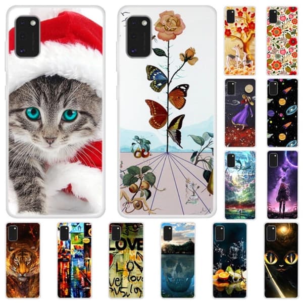 Deco Samsung Galaxy A41 Cover - Tiger