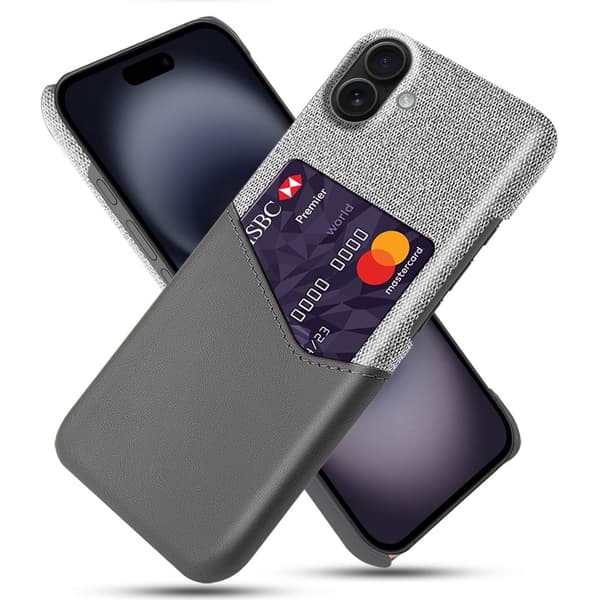 Bofink iPhone 17 kortdeksel - Grå