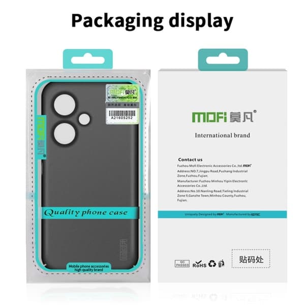 MOFI Xiaomi Redmi Note 13 Pro Plus slim shield deksel - Svart