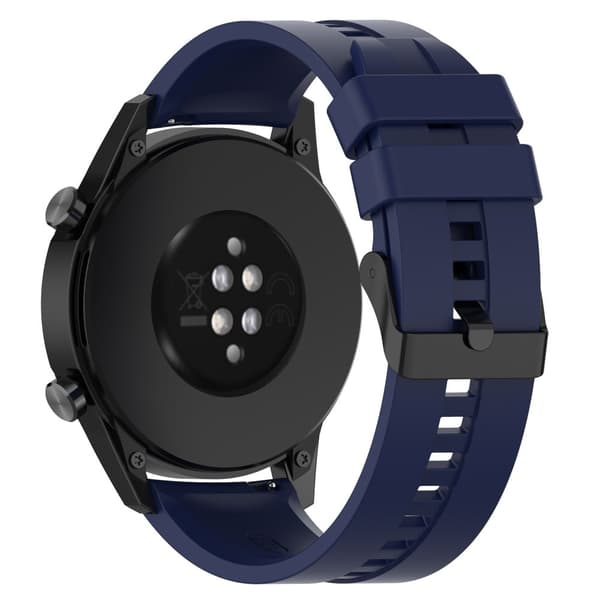 22 mm universal klockarmband i silikon - Midnattsblå