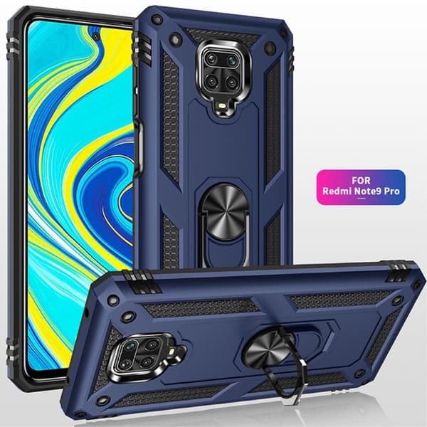 Bofink Combat Xiaomi Redmi Note 9 Pro / 9s Etui - Blå