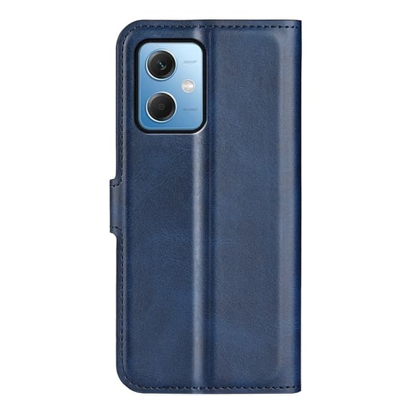 Hållbart konstläder Xiaomi Redmi Note 12 fodral med plånbok - Blå