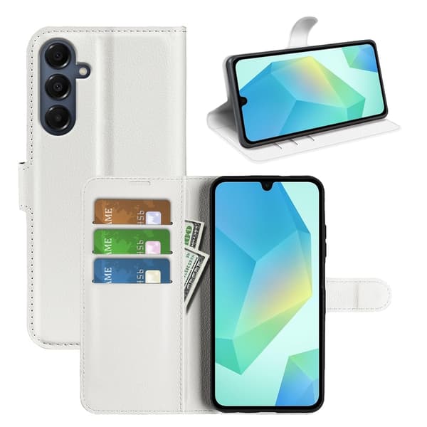 Classic Samsung Galaxy A17 flip etui - Hvit