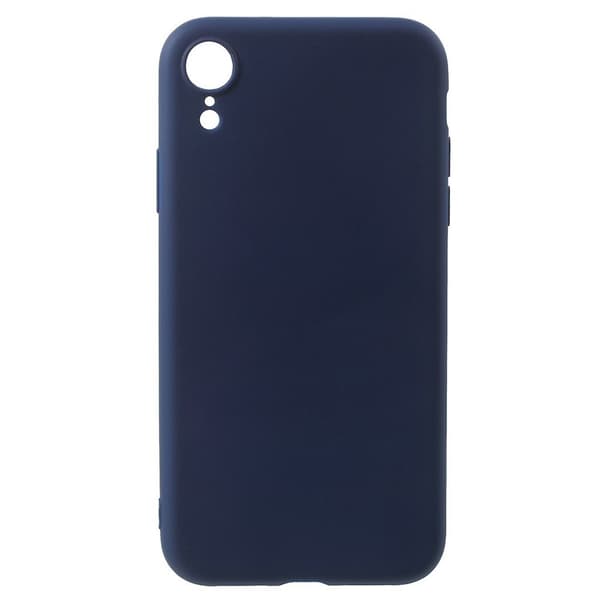 iPhone XR mobilskal silikon frostad - Mörkblå