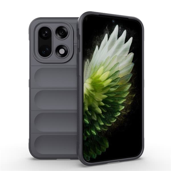 Blødt grebsformet OnePlus 15 cover - Mørkegrå