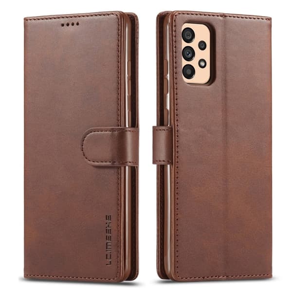 LC.IMEEKE Samsung Galaxy A33 5G flip etui - Kaffe