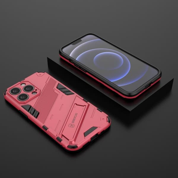 Iskunkestävä hybridikotelo iPhone 13 Pro Max - Ruusu