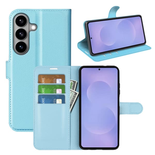 Classic Samsung Galaxy S26 flip etui - Blå