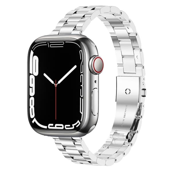 Apple Watch Series 8 (41 mm) urrem i rustfrit stål - Sølv
