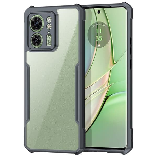 Støtsikkert hybriddeksel for Motorola Edge 40 - Transparent