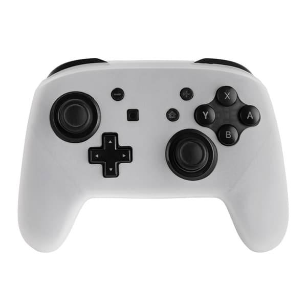 Nintendo Switch Pro Controller Silicone Case Anti Drop Handheld Game Console Shockproof Protective Cover - Transparent