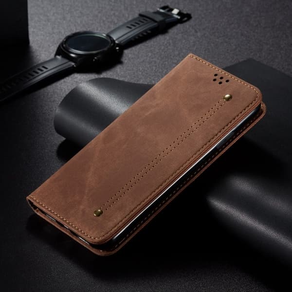 Jeans Samsung Galaxy A36 flip etui - Kaffe