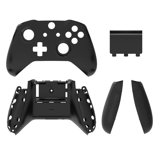DATA FROG For Xbox One S Game Controller Plastic Shell Replacement Protective Case - Svart