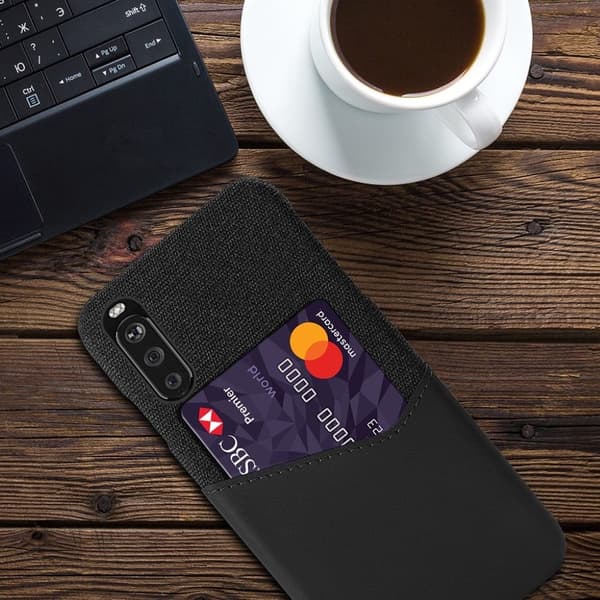 Bofink Sony Xperia 10 III Card Cover - Sort