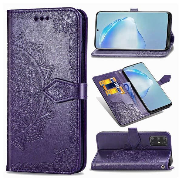Mandala Samsung Galaxy S20 Plus etui - Lilla