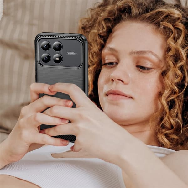 Carbon Flex Xiaomi Poco F8 Pro cover - Sort