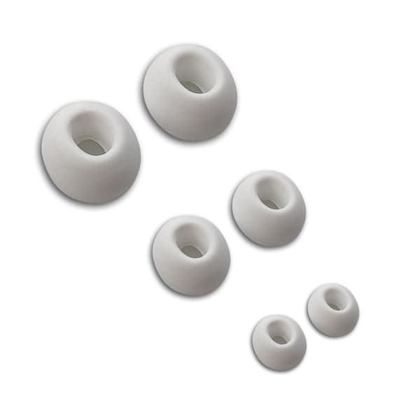 AirPods Pro-øreproppdeksel i silikon - Hvit / Hvit