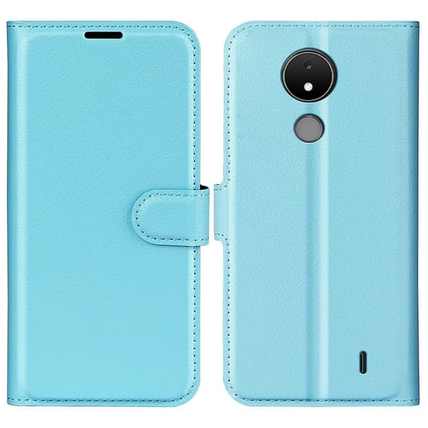 Klassisk Nokia C21 Flip Etui - Blå