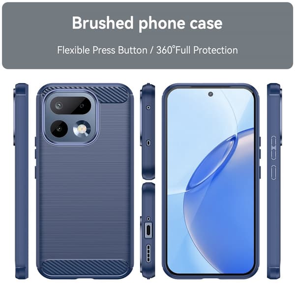 Carbon Flex Realme 16 Pro kotelot - Sininen