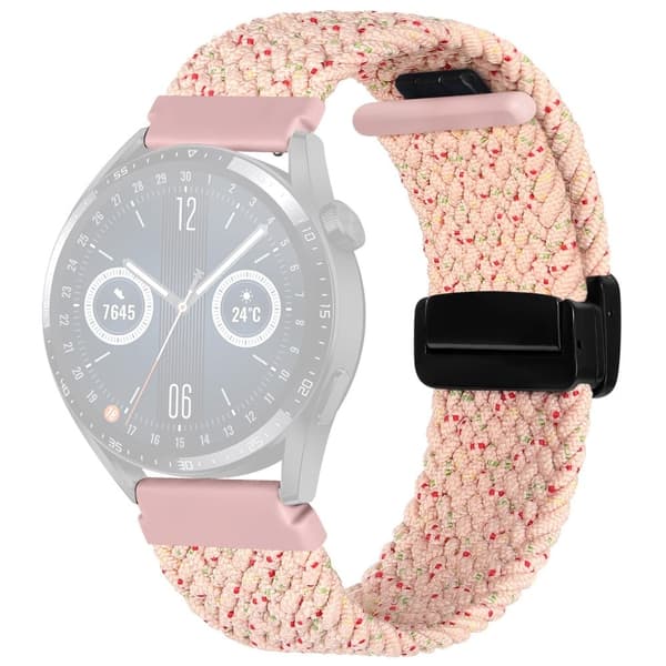 22 mm universal stropp i nylonflette - Starlight Rosa
