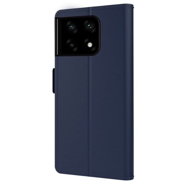 Phone Etui med Make-up Mirror og Slick Design til OnePlus 10 Pro - Blå