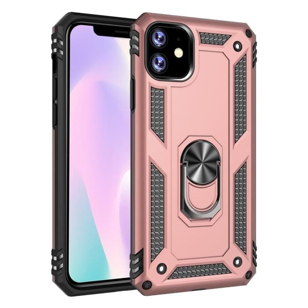 Bofink Combat iPhone 11 kuoret - Ruusukulta
